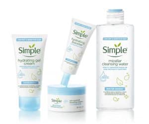 میسلار واتر پوست چرب سیمپل Simple