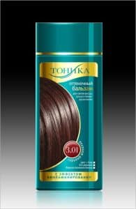 شامپو رنگ تونیکا شماره 3.01 قهوه‌ای دودی