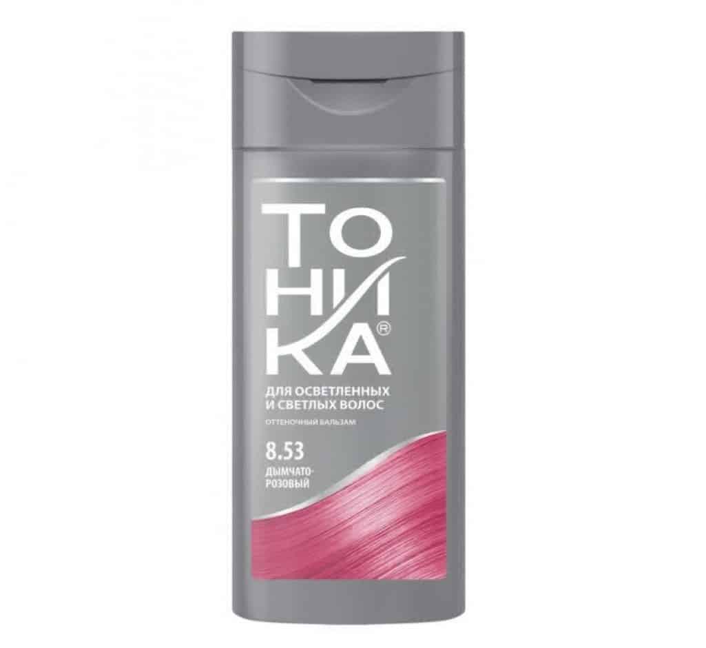 Tohnika Hair color shampoo 8.53 شامپو رنگ تونیکا شماره 8.53 صورتی دودی