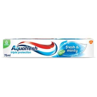 خمیر دندان آکوافرش AQUAFRESH سه کاره حجم 75 میل