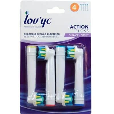 سری یدک مسواک برقی اورال بی Oral-B برند لاویک مدل Action Floss بسته 4 عددی