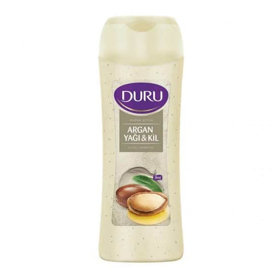 duru-argan-body-shampoo-masokala-com شامپو بدن دورو DURU حاوی خاک رس و روغن آرگان حجم 450 میل