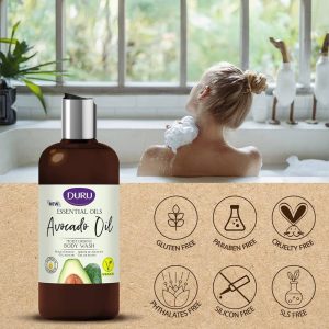 شامپو بدن دورو DURU حاوی روغن آووکادو حجم 450 میل