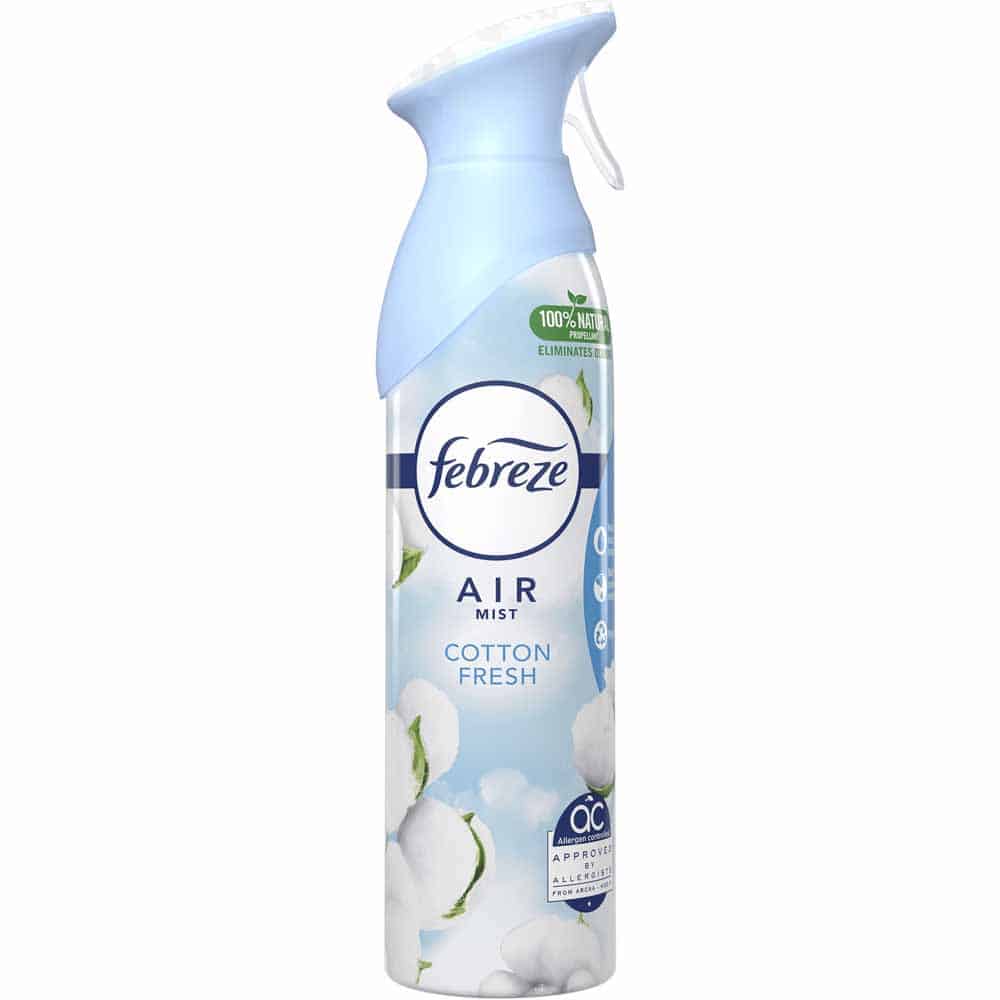 febreze-air-freshnercotton-fresh-300-ml-masokala-com اسپری خوشبو کننده هوا فبرز Febreze مدل Cotton Fresh حجم 300 میل