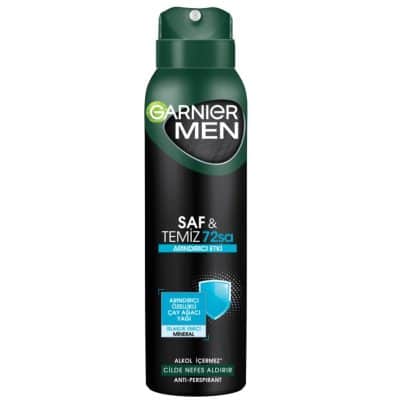 اسپری ضد تعریق گارنیر Garnier مدل Saf and Temiz مردانه حجم 150
