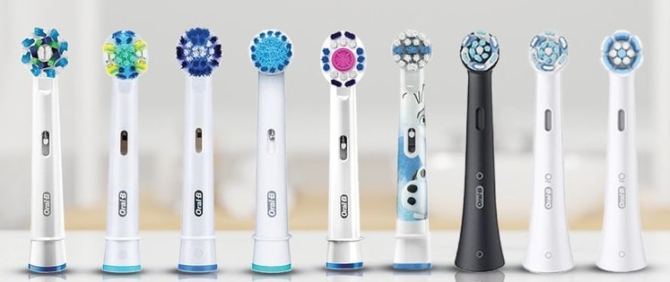 انواع یدک مسواک برقی اورال بی