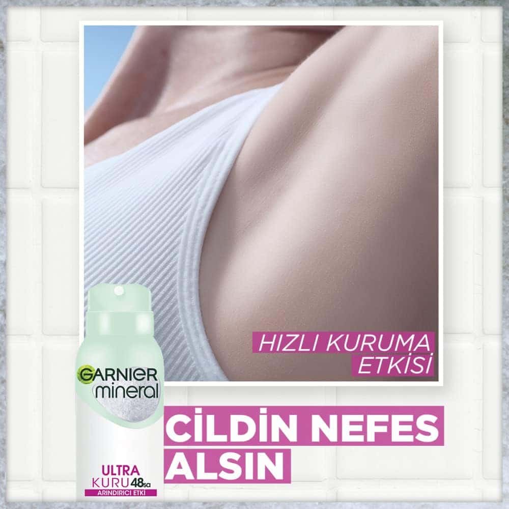 اسپری ضد تعریق گارنیر Garnier مدل Ultra Kuru زنانه حجم 150