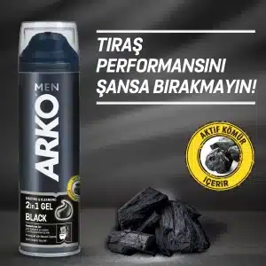 ژل اصلاح آرکو من Arko Men زغالی