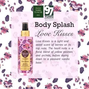 بادی اسپلش ایوب صبری EYUP SABRI‌ مدل Love Kisses حجم 250 میل