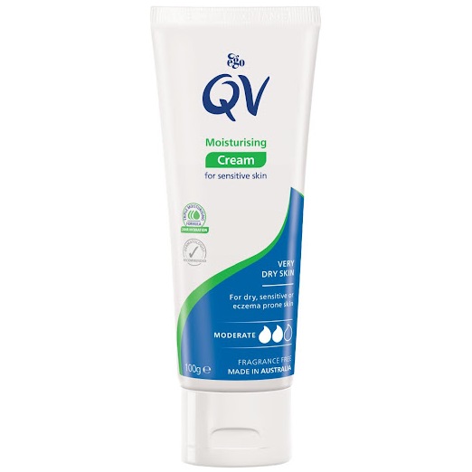 QV Moisturizing Cream For Sensitive Skin 100 gr کرم مرطوب کننده کیو وی