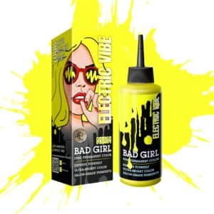 شامپو رنگ بد گرل Bad Girl رنگ لیمویی مدل Electric Vibe