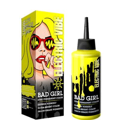 شامپو رنگ بد گرل Bad Girl رنگ لیمویی مدل Electric Vibe