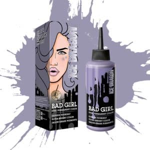 شامپو رنگ بد گرل Bad Girl رنگ خاکستری مدل Ice Dragon