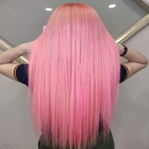 شامپو رنگ بد گرل Bad Girl رنگ صورتی پاستیلی مدل Sugar Baby