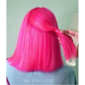 شامپو رنگ بد گرل Bad Girl رنگ صورتی باربی مدل Wild Wild Rose