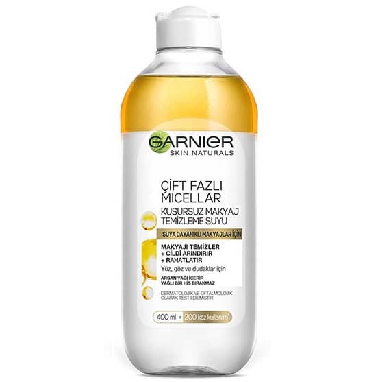 garnier-cift-fazli-micellar-400ml میسلار دوفاز گارنیر