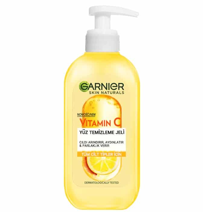 garnier-vitamin-c-yuz-temizleme-jeli-ژل شستشو ویتامین سی گارنیر-3600542468466 ژل شستشو ویتامین سی گارنیر