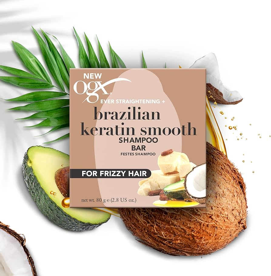 ogx-brazilian-keratin-smooth-shampoo-bar شامپو جامد او جی ایکس