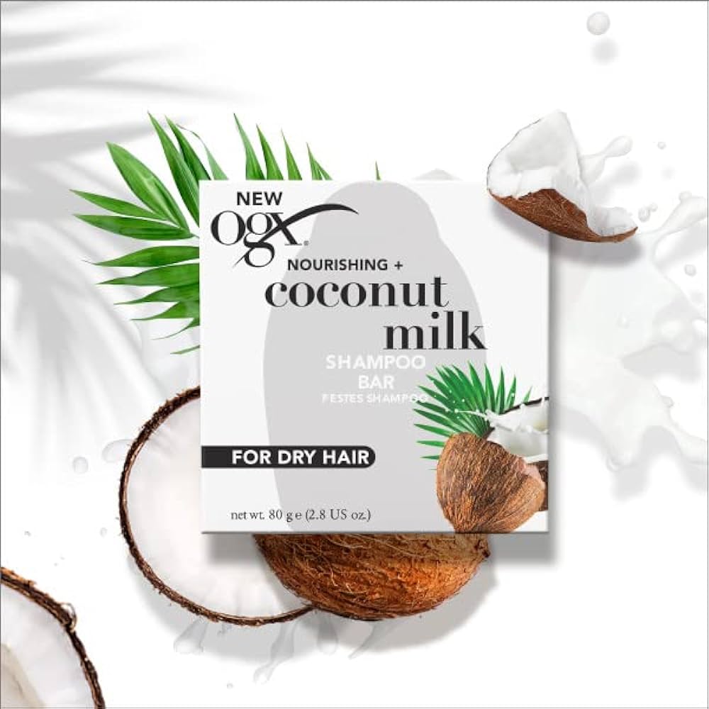 ogx-coconut-milk-shampoo-bar شامپو جامد او جی ایکس