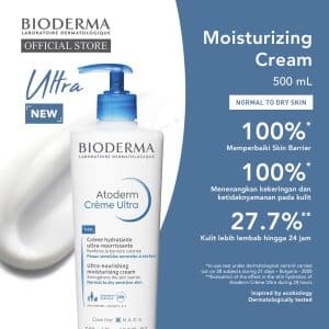 کرم مرطوب کننده بایودرما Bioderma مدل Atoderm حجم 500 میل