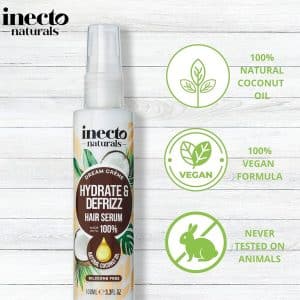 سرم نارگیل اینکتو Inecto مدل Hydrate And Defrizz آبرسان مو