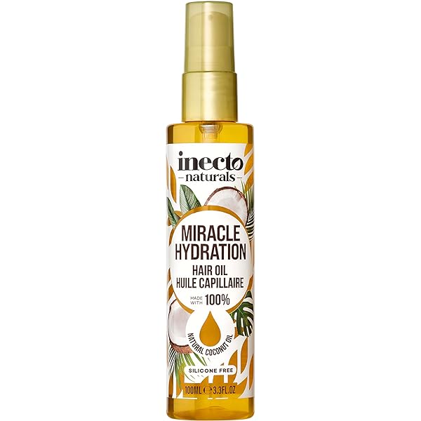 inecto-miracle-hydration-hair-oil-huile-capillaire-masokala.com روغن نارگیل اینکتو Inecto مدل Miracle Hydration