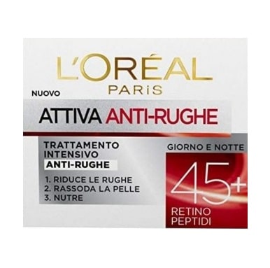 l-oreal-paris-crema-viso-attiva-anti-rughe-45 کرم ضد چروک لورال 45 سال