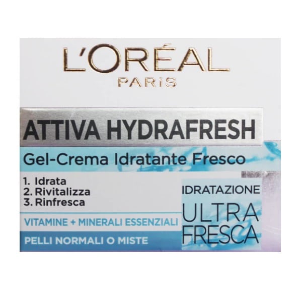 loreal-attiva-hydra-fresh-gel-cream ژل کرم آبرسان لورال