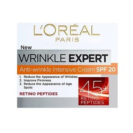 loreal-paris-wrinkle-expert-day-cream-45-50ml کرم روز ضد چروک لورال + 45 سال