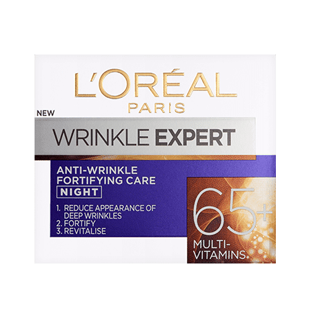 loreal-paris-wrinkle-expert-night-cream-65-50ml کرم شب ضد چروک لورال