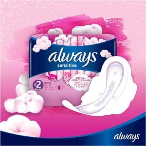 نوار بهداشتی آلویز Always مدل سنستیو شب sensitive night