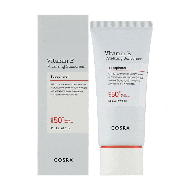 Cosrx-Vitamin-E-Vitalizing-Sunscreen ضد آفتاب ویتامین E کوزارکس اصل