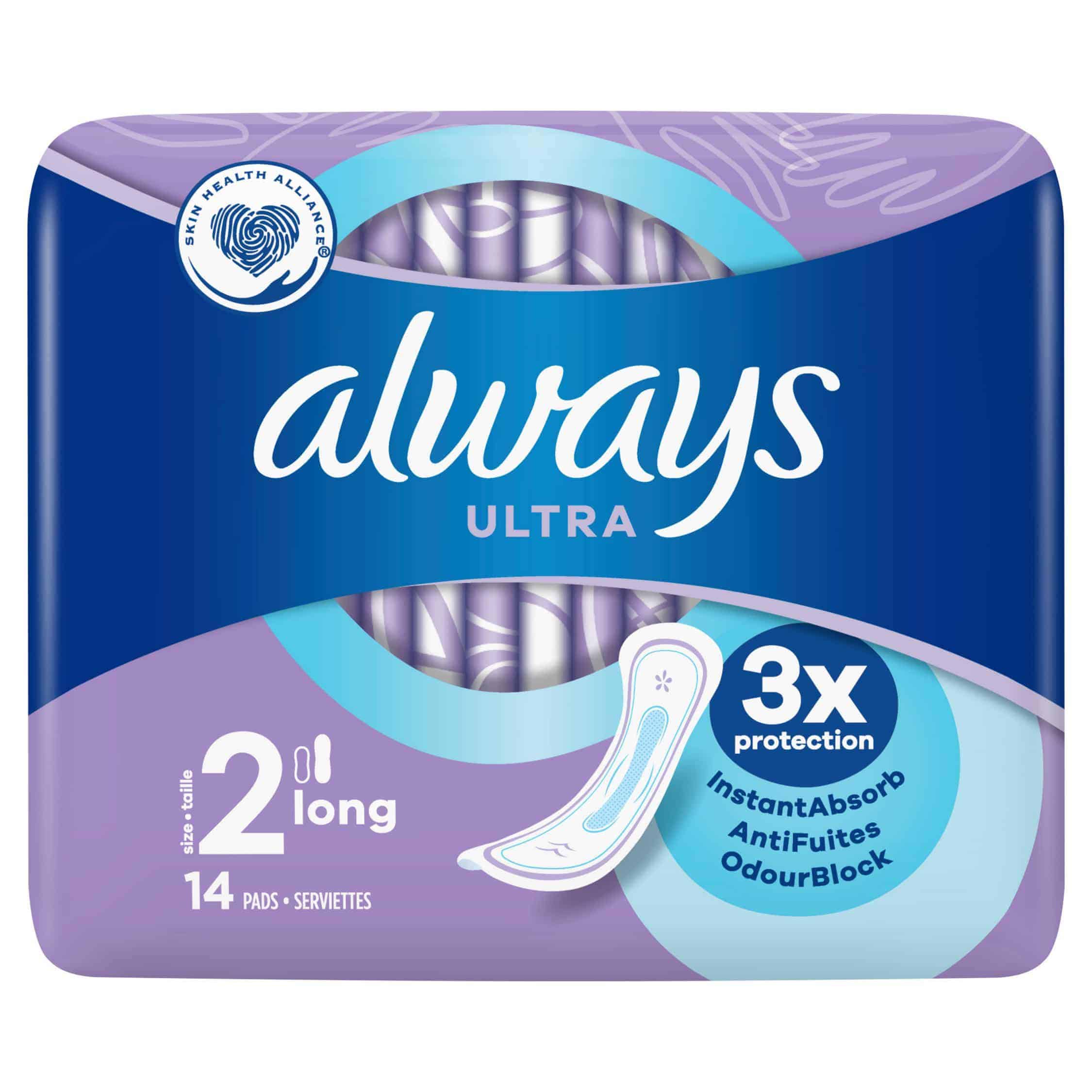 alway-sultra-long-sanitary-masokala.com نوار بهداشتی الویز Always سری Ultra مدل Long