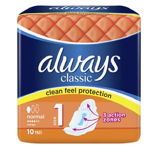 always-classic-normal-sanitary-pads-masokala.com نوار بهداشتی الویز Always سری Classic مدل Normal