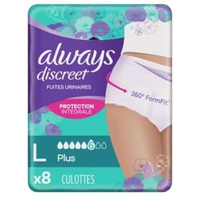 نوار بهداشتی شورتی آلویز Always مدل fuites urinaires