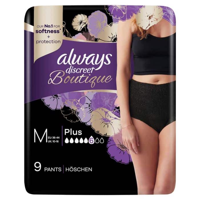 always-discreet-incontinence-pants-m-masokala.com نوار بهداشتی شورتی آلویز Always سایز مدیوم