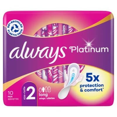 نوار بهداشتی بالدار آلویز Always سری Platinum مدل Long