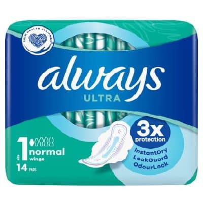 نوار بهداشتی الویز Always سری Ultra مدل Normal