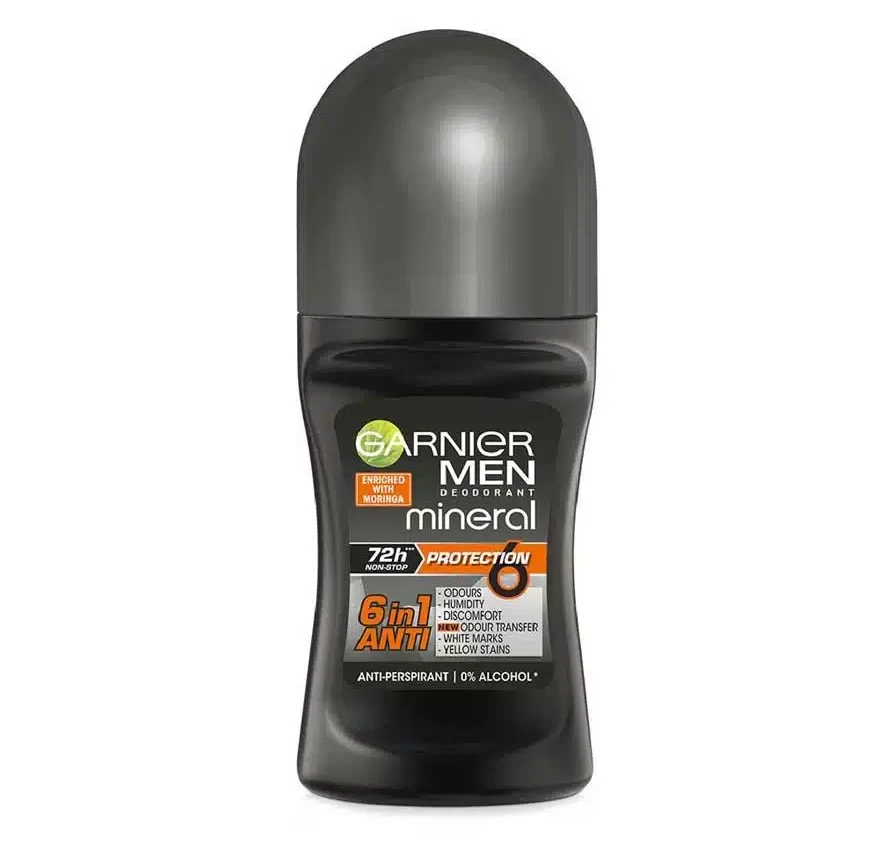 Garnier-Mineral-Mens-Roll-On-Protection-6-50ml مام رولی مردانه گارنیر مدل Protection 6