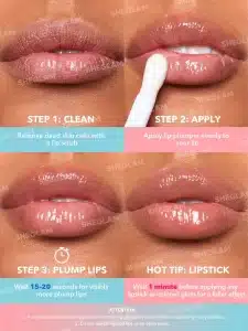 لیپ گلس حجم دهنده شیگلم مدل Sheglam Plump Addict Hot & Cold lip Gloss Duo