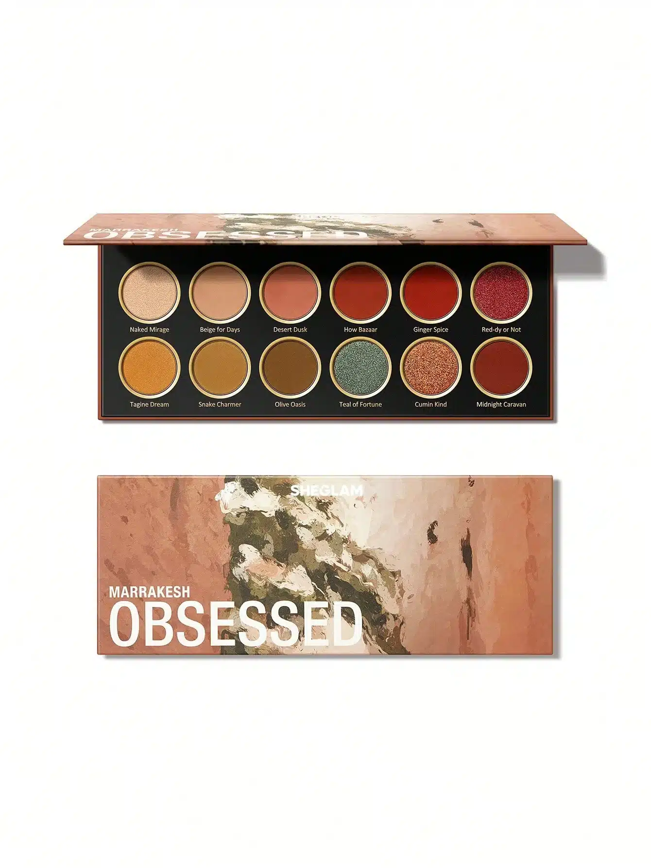Sheglam-Marrakesh-Obsessed-Palette پالت سایه شیگلم مدل Marrakesh Obsessed