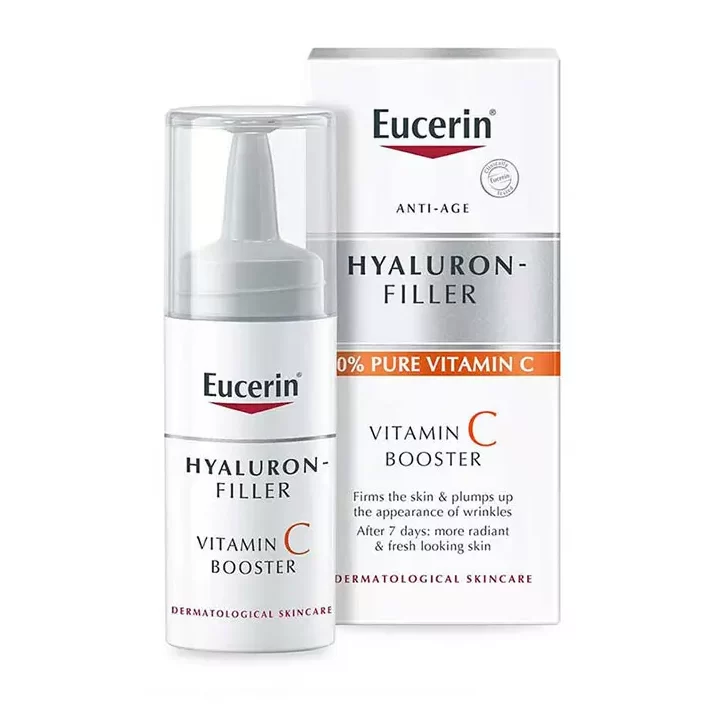 eucerin-vitamin-c-booster-serum-masokala.com سرم هیالورون فیلر ویتامین سی اوسرین Eucerin