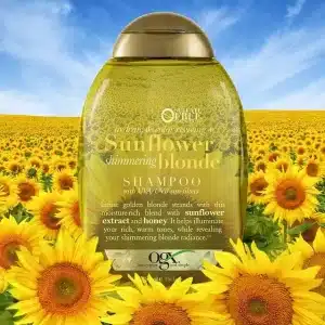 شامپو او جی ایکس Ogx حاوی گل آفتابگردان حجم 385 میل