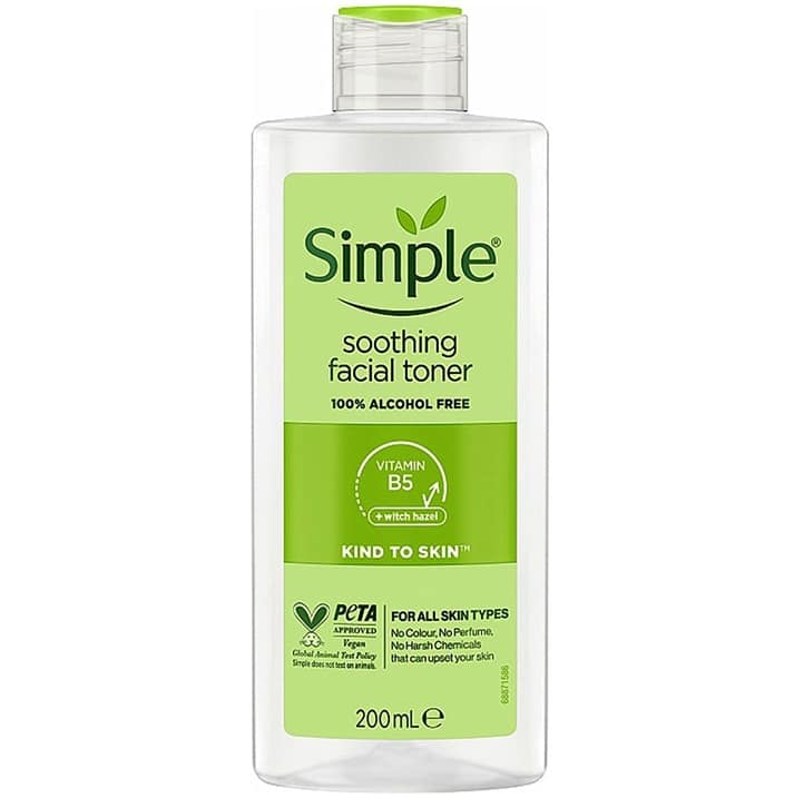 simple-facial-soothing-toner-200ml تونر سیمپل Kind To Skin