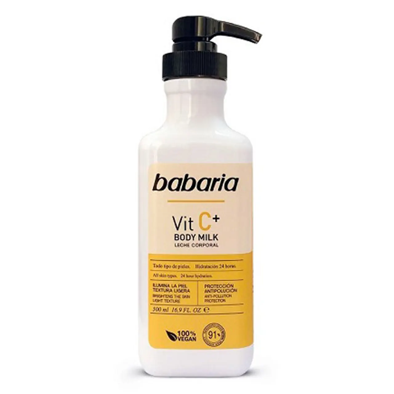 Babaria Brightening Vitamin C Body Milk 500ml شیر بدن باباریا Babaria حاوی ویتامین سی