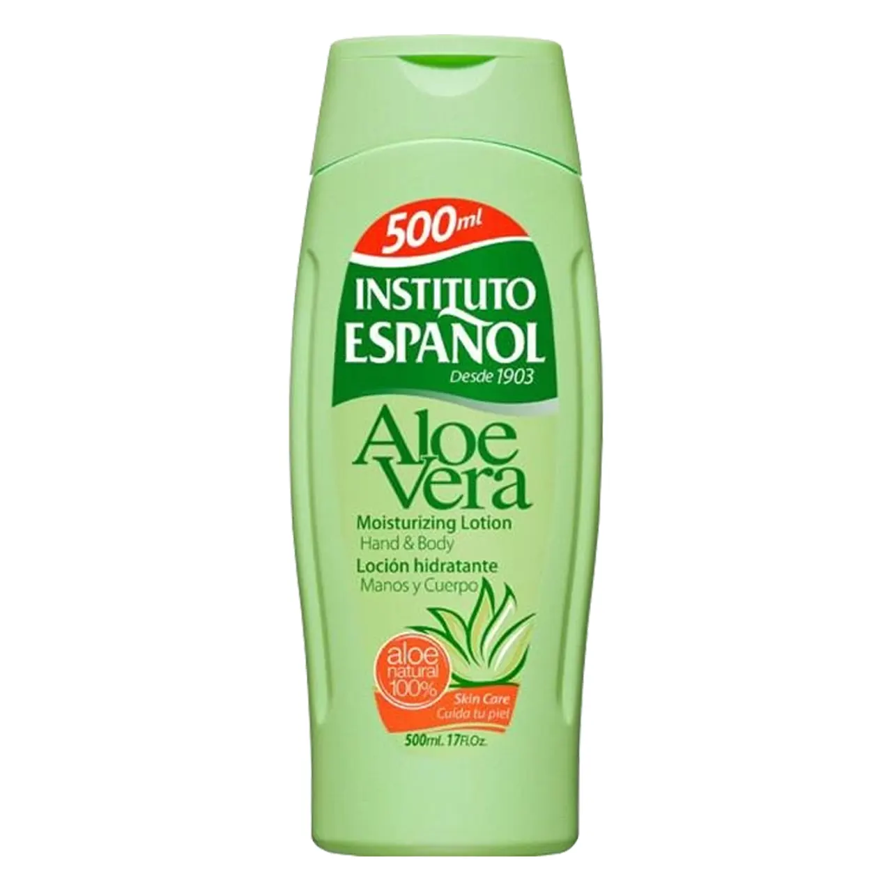 Instituto Espanol aloe vera locion hidratante 500ml لوسیون دست و بدن اسپانول Instituto Spanol مدل آلوئه ورا
