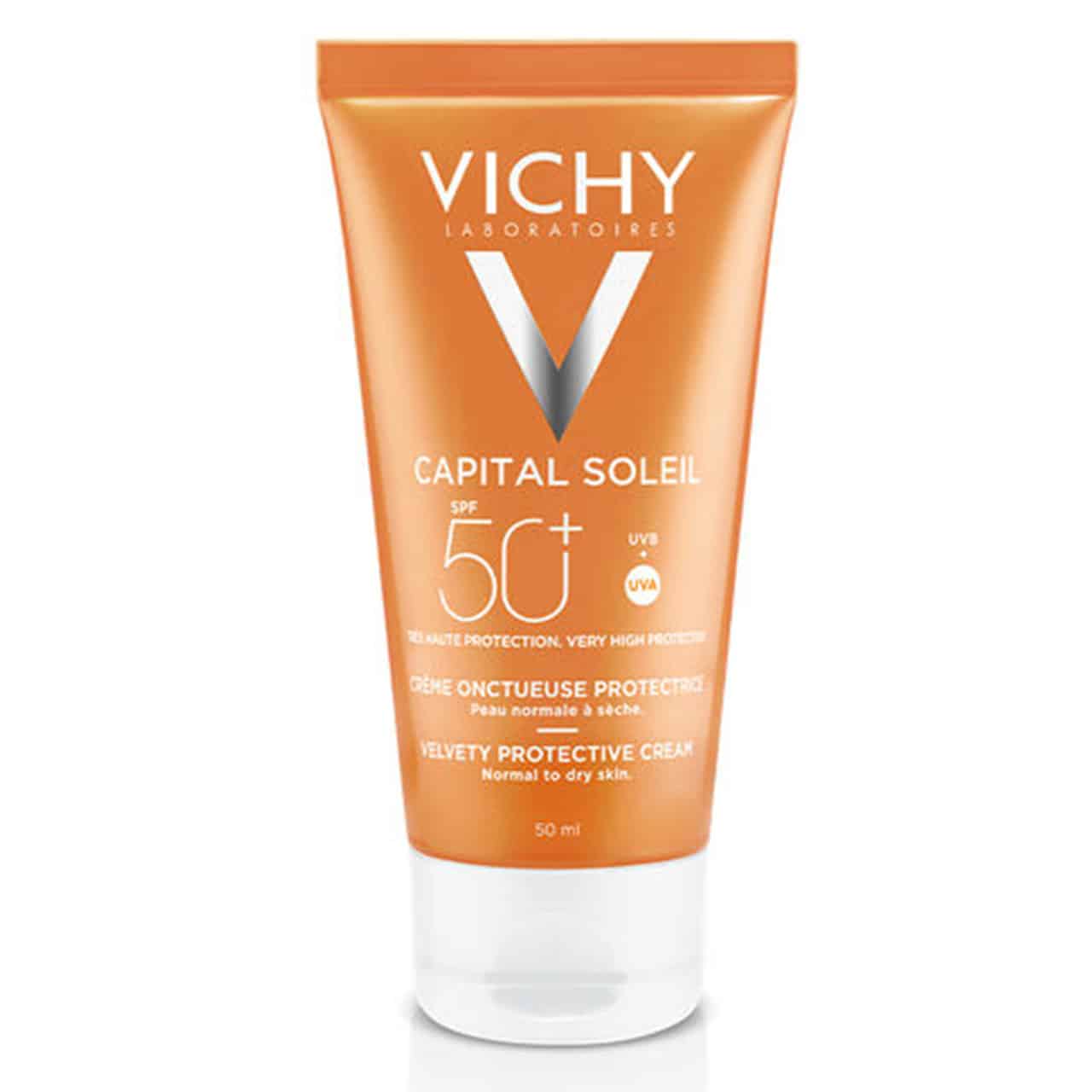 vichy-capital-soleil-spf-50-sunscreen-masokala.com ضد آفتاب فلوئیدی ویشی Vichy مدل Capital Soleil