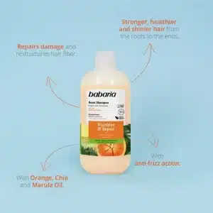 شامپو باباریا Babaria مناسب موهای خشک و آسیب دیده