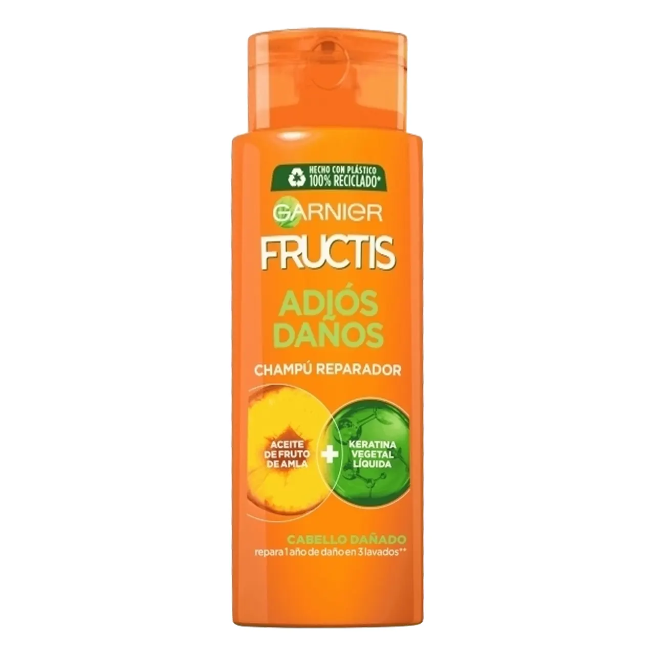 Garnier fructis adios danos 360 ml شامپو ترمیم کننده روغن آملا و کراتین گارنیر Garnier مدل Fructis حجم 360 میل