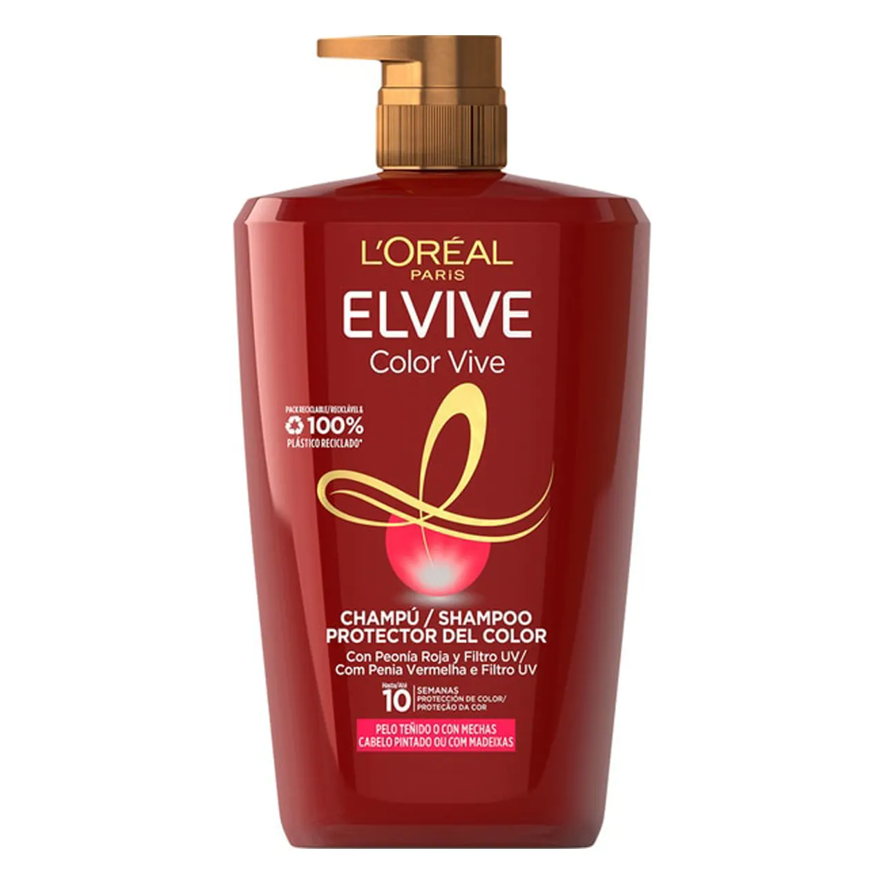 Loreal paris elvive color vive shampoo 1000ml شامپو موهای رنگ شده لورآل Loreal مدل Elvive